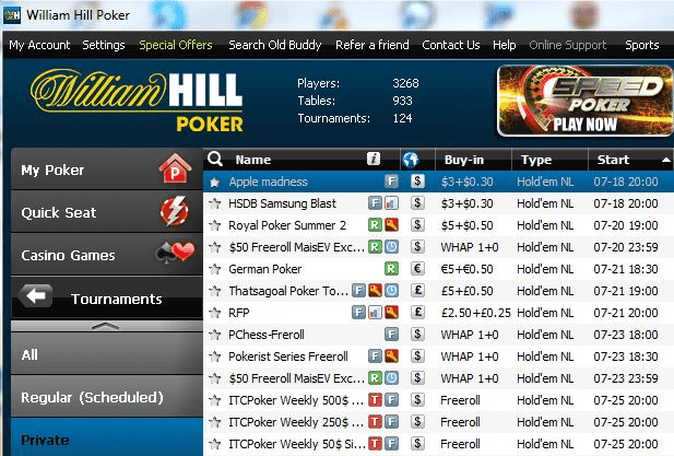 William Hill Poker - Apple Madness