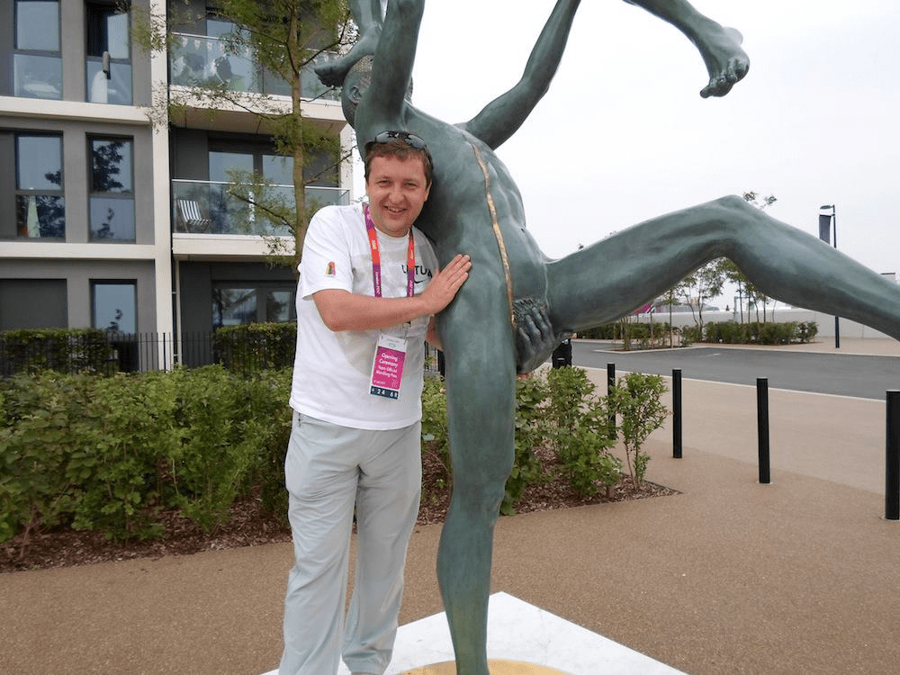 Tony G in the Olympic Village 3 Tony G in the Olympic Village 3