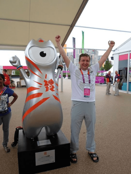 Tony G in the Olympic Village 1 Tony G in the Olympic Village 1