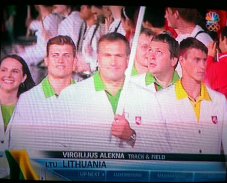 Tony G at the 2012 London Olympics Opening Ceremony Tony G at the 2012 London Olympics Opening Ceremony