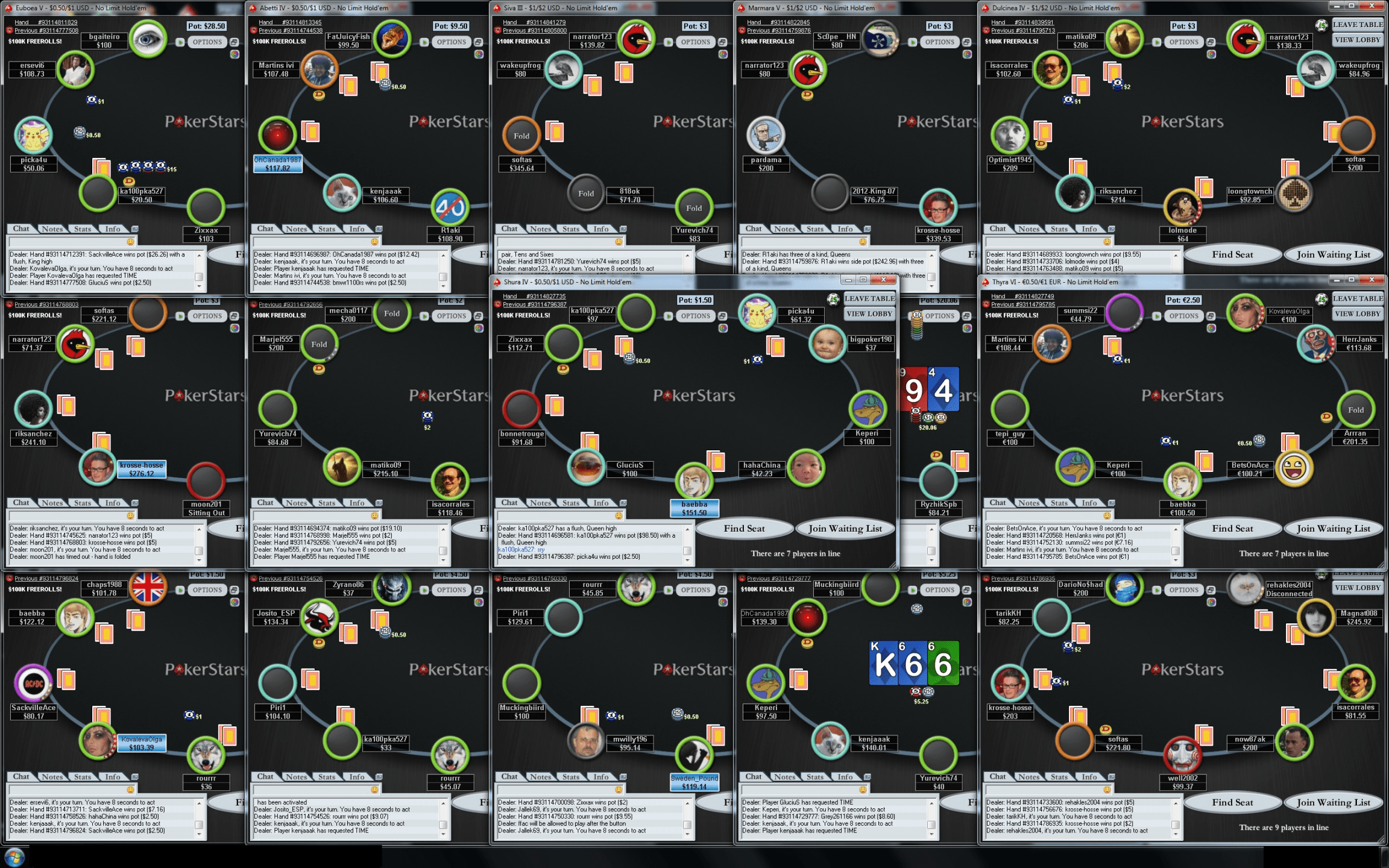 15tables layout