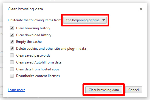 Google Chrome clear browsing data Google Chrome clear browsing data