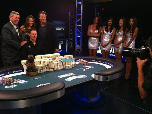 Andy with the money
