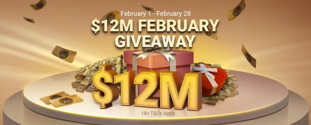 GGPoker $12M February Giveaway