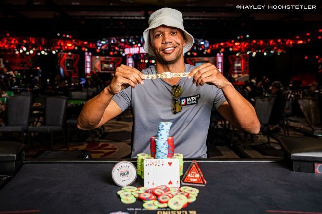 Phil Ivey after winning his 11th WSOP bracelet, solidifying his status as one of the greatest poker players of all time.