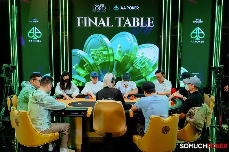 The final table of the TLPT Jeju 2025 Main Event, held in South Korea.