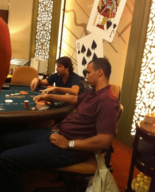 Phil Ivey playing high-stakes poker at StarWorld Casino in Macau