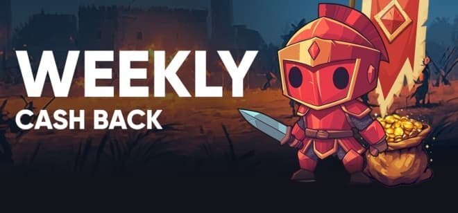 Chancer.bet weekly cashback promotion banner highlighting loyalty rewards, cashback percentages and ongoing player promotions.