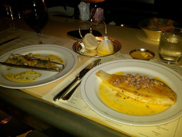 Razor clam persillade